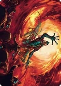 Gix, Yawgmoth Praetor Art Card - Art Series: The Brothers' War - Magic: The Gathering card