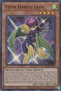 Toon Harpie Lady - Battles of Legend: Crystal Revenge - YuGiOh card