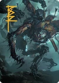 Scrapwork Rager Art Card (Gold-Stamped Signature) - Art Series: The Brothers' War - Magic: The Gathering card