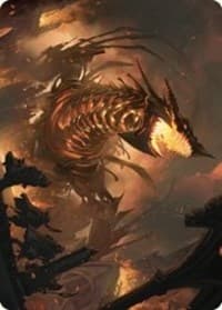 The Fall of Kroog Art Card - Art Series: The Brothers' War - Magic: The Gathering card