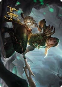Argothian Opportunist Art Card (Gold-Stamped Signature) - Art Series: The Brothers' War - Magic: The Gathering card