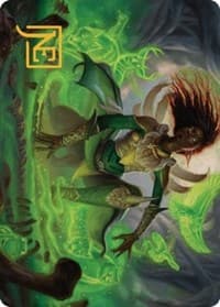 Fauna Shaman Art Card (Gold-Stamped Signature) - Art Series: The Brothers' War - Magic: The Gathering card