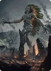 Titania, Gaea Incarnate Art Card - Art Series: The Brothers' War - Magic: The Gathering card
