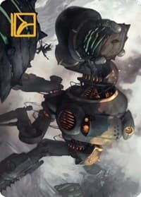 Rust Goliath Art Card (Gold-Stamped Signature) - Art Series: The Brothers' War - Magic: The Gathering card
