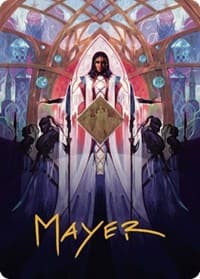 Kayla's Command Art Card (Gold-Stamped Signature) - Art Series: The Brothers' War - Magic: The Gathering card