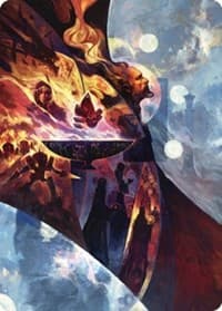 Urza's Command Art Card - Art Series: The Brothers' War - Magic: The Gathering card