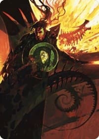 Mishra's Command Art Card - Art Series: The Brothers' War - Magic: The Gathering card