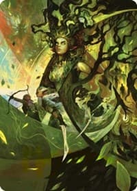 Titania's Command Art Card - Art Series: The Brothers' War - Magic: The Gathering card