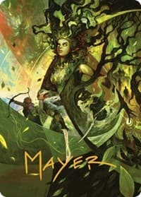 Titania's Command Art Card (Gold-Stamped Signature) - Art Series: The Brothers' War - Magic: The Gathering card