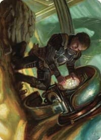 Urza, Powerstone Prodigy Art Card - Art Series: The Brothers' War - Magic: The Gathering card