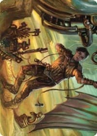 Mishra, Excavation Prodigy Art Card - Art Series: The Brothers' War - Magic: The Gathering card