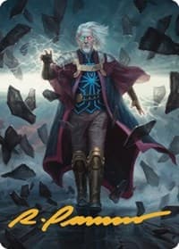 Urza, Planeswalker Art Card (Gold-Stamped Signature) - Art Series: The Brothers' War - Magic: The Gathering card