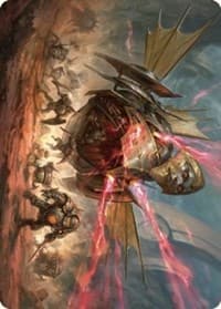 Liberator, Urza's Battlethopter Art Card - Art Series: The Brothers' War - Magic: The Gathering card