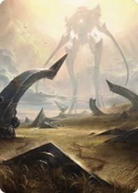 Plains (47) Art Card - Art Series: The Brothers' War - Magic: The Gathering card