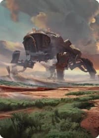 Plains (48) Art Card - Art Series: The Brothers' War - Magic: The Gathering card