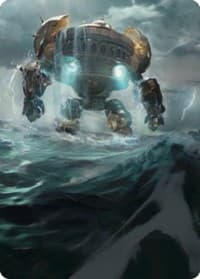 Island Art Card - Art Series: The Brothers' War - Magic: The Gathering card
