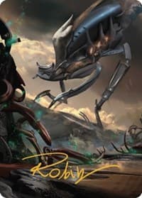 Swamp (51) Art Card (Gold-Stamped Signature) - Art Series: The Brothers' War - Magic: The Gathering card