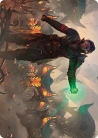 Mishra, Eminent One Art Card - Art Series: The Brothers' War - Magic: The Gathering card