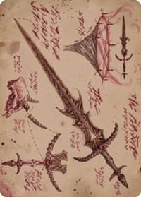 Blackblade Reforged Art Card - Art Series: The Brothers' War - Magic: The Gathering card