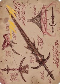 Blackblade Reforged Art Card (Gold-Stamped Signature) - Art Series: The Brothers' War - Magic: The Gathering card