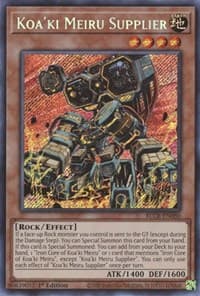 Koa'ki Meiru Supplier - Battles of Legend: Crystal Revenge - YuGiOh card
