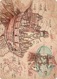 Defense Grid Art Card - Art Series: The Brothers' War - Magic: The Gathering card