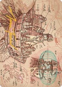 Defense Grid Art Card (Gold-Stamped Signature) - Art Series: The Brothers' War - Magic: The Gathering card