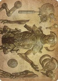 Foundry Inspector Art Card - Art Series: The Brothers' War - Magic: The Gathering card