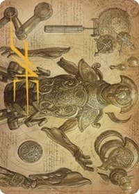 Foundry Inspector Art Card (Gold-Stamped Signature) - Art Series: The Brothers' War - Magic: The Gathering card