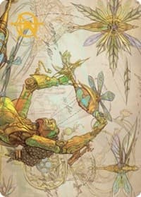 Inspiring Statuary Art Card (Gold-Stamped Signature) - Art Series: The Brothers' War - Magic: The Gathering card