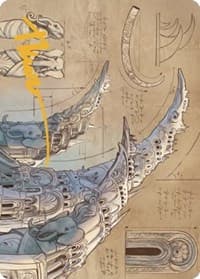 Ivory Tower Art Card (Gold-Stamped Signature) - Art Series: The Brothers' War - Magic: The Gathering card