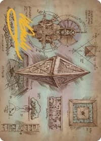 Keening Stone Art Card (Gold-Stamped Signature) - Art Series: The Brothers' War - Magic: The Gathering card