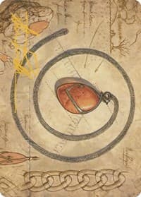Mox Amber Art Card (Gold-Stamped Signature) - Art Series: The Brothers' War - Magic: The Gathering card