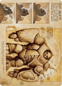 Precursor Golem Art Card - Art Series: The Brothers' War - Magic: The Gathering card