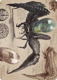 Psychosis Crawler Art Card - Art Series: The Brothers' War - Magic: The Gathering card