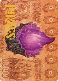 Thorn of Amethyst Art Card (Gold-Stamped Signature) - Art Series: The Brothers' War - Magic: The Gathering card
