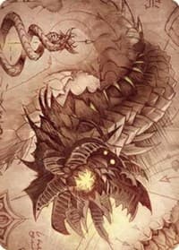 Wurmcoil Engine Art Card - Art Series: The Brothers' War - Magic: The Gathering card