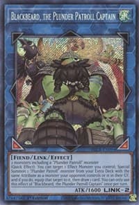 Blackbeard, the Plunder Patroll Captain - Battles of Legend: Crystal Revenge - YuGiOh card