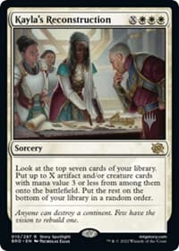 Kayla's Reconstruction - Promo Pack: The Brothers' War - Magic: The Gathering card