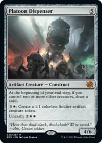 Platoon Dispenser - Promo Pack: The Brothers' War - Magic: The Gathering card