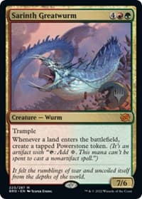 Sarinth Greatwurm - Promo Pack: The Brothers' War - Magic: The Gathering card