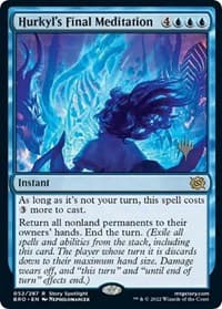 Hurkyl's Final Meditation - Promo Pack: The Brothers' War - Magic: The Gathering card
