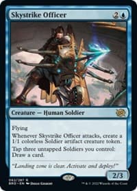 Skystrike Officer - Promo Pack: The Brothers' War - Magic: The Gathering card