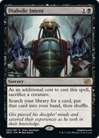 Diabolic Intent - Promo Pack: The Brothers' War - Magic: The Gathering card
