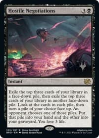 Hostile Negotiations - Promo Pack: The Brothers' War - Magic: The Gathering card