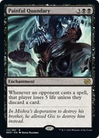 Painful Quandary - Promo Pack: The Brothers' War - Magic: The Gathering card