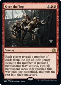 Over the Top - Promo Pack: The Brothers' War - Magic: The Gathering card