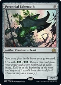 Perennial Behemoth - Promo Pack: The Brothers' War - Magic: The Gathering card