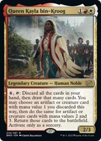 Queen Kayla bin-Kroog - Promo Pack: The Brothers' War - Magic: The Gathering card