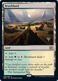 Brushland - Promo Pack: The Brothers' War - Magic: The Gathering card